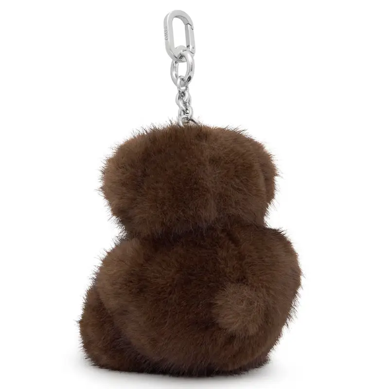 TOUS LLAVERO BOLD BEAR VELVET MARRON - 1 - textil