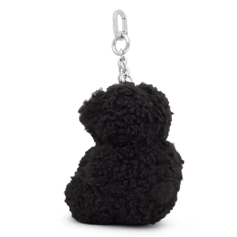 TOUS LLAVERO BOLD BEAR VELVET NEGRO - 1 - textil