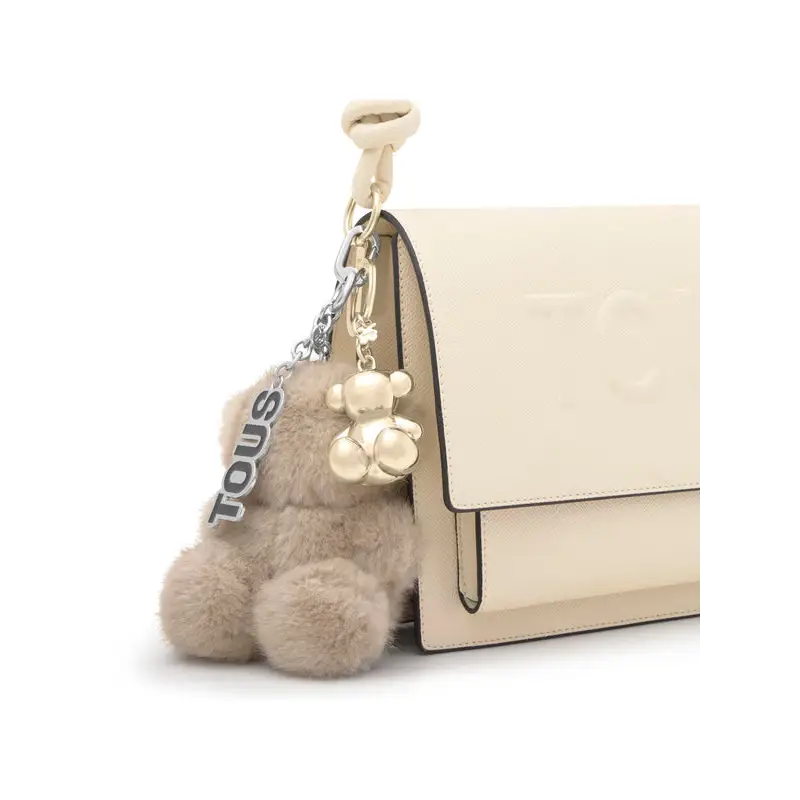 TOUS LLAVERO BOLD BEAR VELVET TOPO - 1 - textil