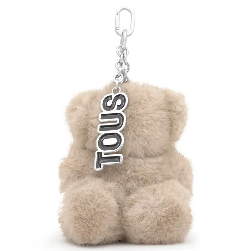 TOUS LLAVERO BOLD BEAR VELVET TOPO - 1 - textil