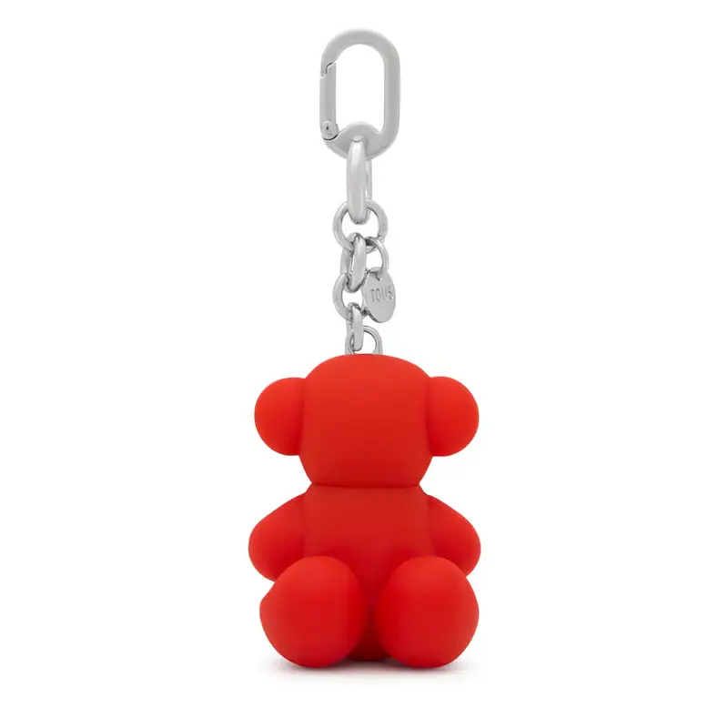 TOUS LLAVERO-PARFUM COVER BOLD BEAR ROJO - 1 - textil