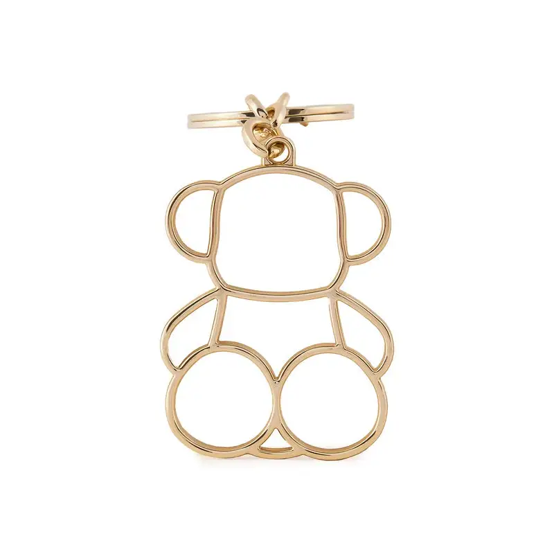 TOUS LLAVERO SILHOUTTE BOLD BEAR DORADO - TALLA ÚNICA
