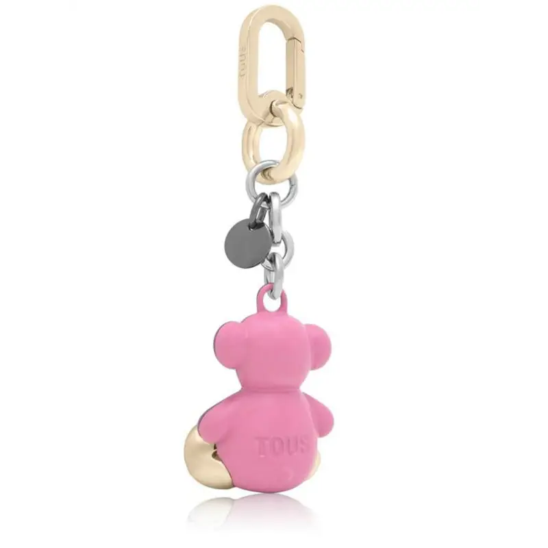 TOUS LLAVERO T METAL BOLD BEAR LILA-ROSA - 1 - textil
