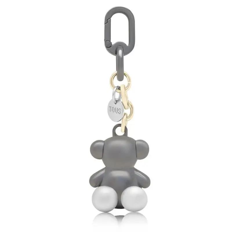 TOUS LLAVERO T METAL BOLD BEAR NEGRO-DORADO - 1 - textil