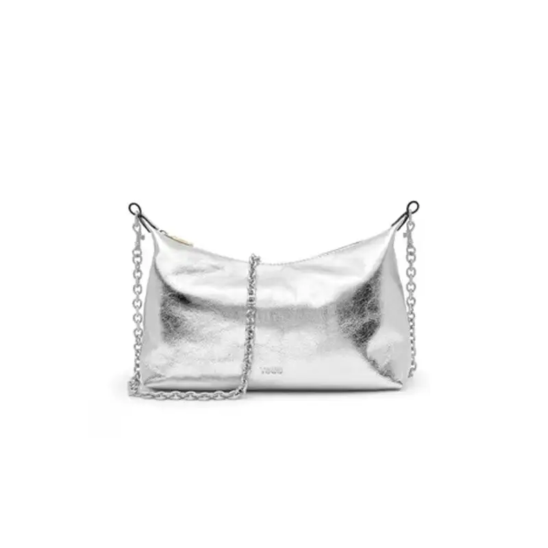 TOUS MINI BANDOLERA TOUS HOLD PLATA - 1 - textil