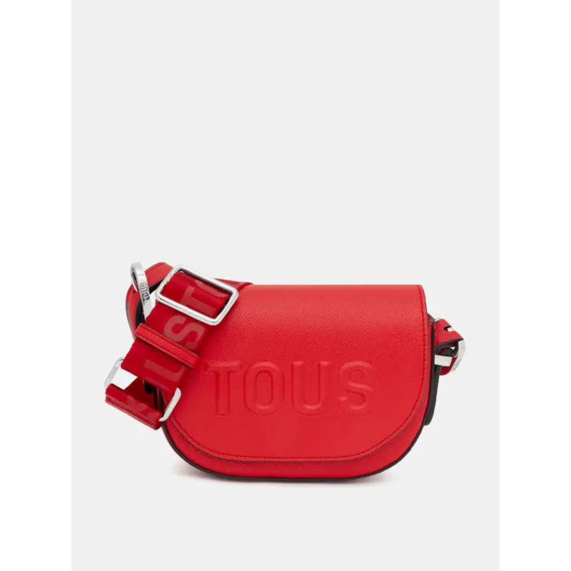 TOUS MINI BANDOLERA MEDIALUNA BRENDA ROJO - TALLA ÚNICA