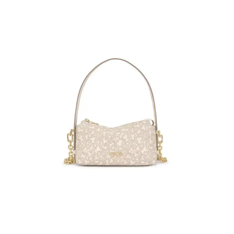 TOUS MINI BOLSO KAOS MINI LINES BEIGE - TALLA ÚNICA