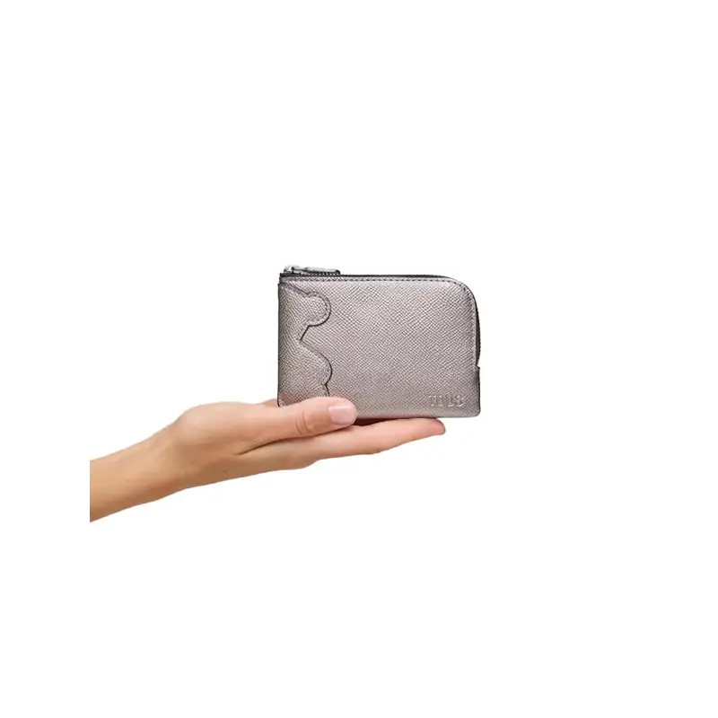 TOUS MONEDERO S. T BEAR ANNIVERSARY PLATEADO - 1 - textil