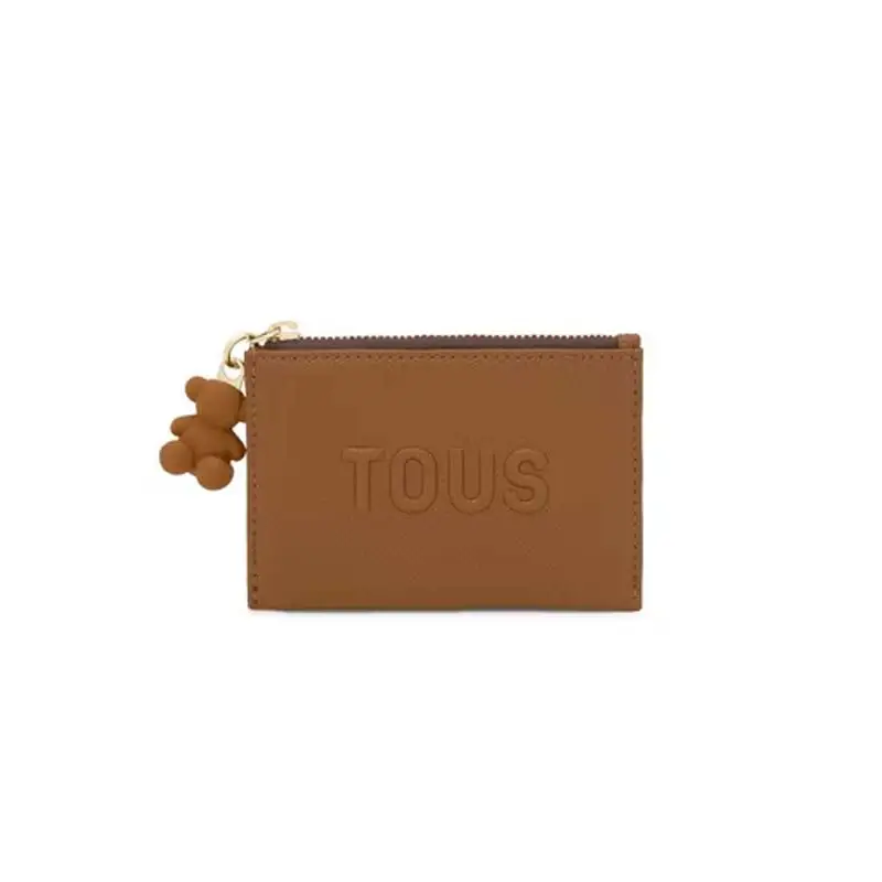 TOUS MONEDERO-TARJETERO BRENDA CAMEL - 1 - textil