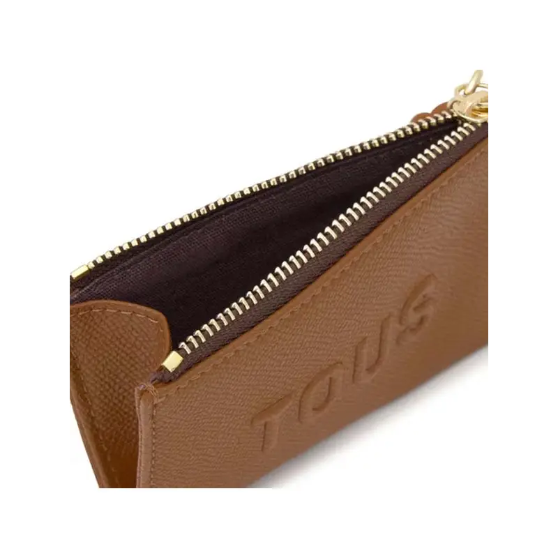 TOUS MONEDERO-TARJETERO BRENDA CAMEL - 1 - textil