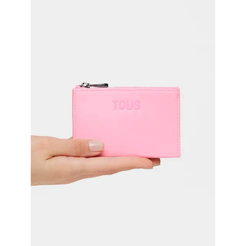 TOUS MONEDERO-TARJETERO NEW DORP ROSA - TALLA ÚNICA