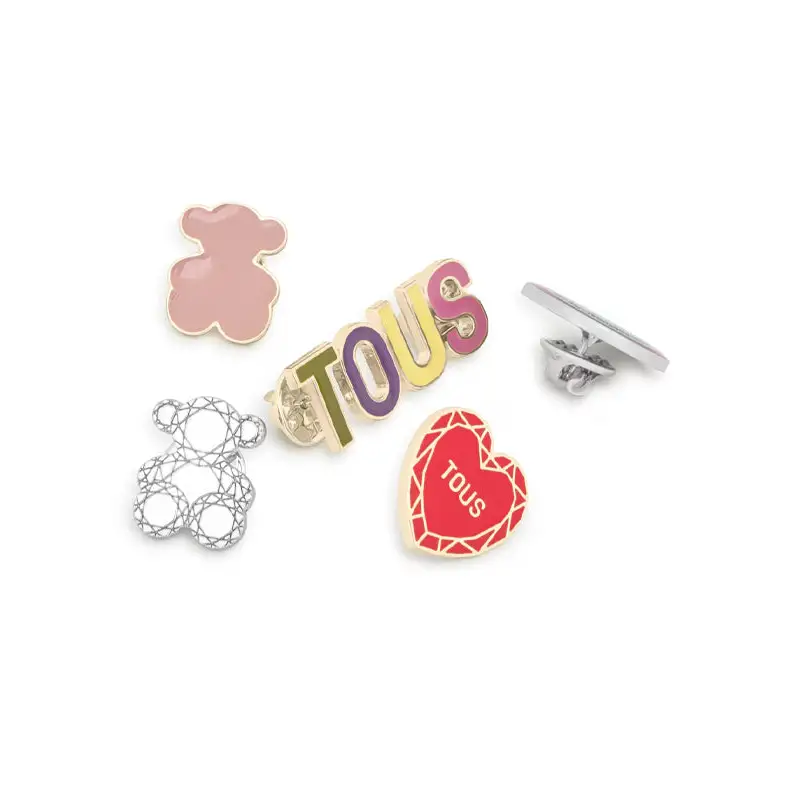 TOUS PACK PINS TOUS WORLDWIDE DORADO-MULTI - 1 - textil