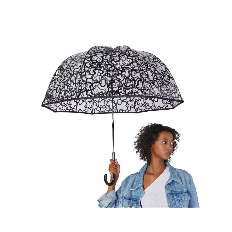 TOUS PARAGUAS TRANS GRANDE NEGRO - 1 - textil