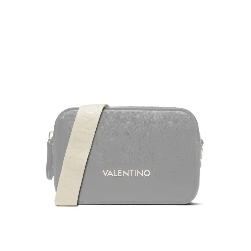 VALENTINO BAGS ASA CON LOGOTIPO BEIGE - TALLA ÚNICA