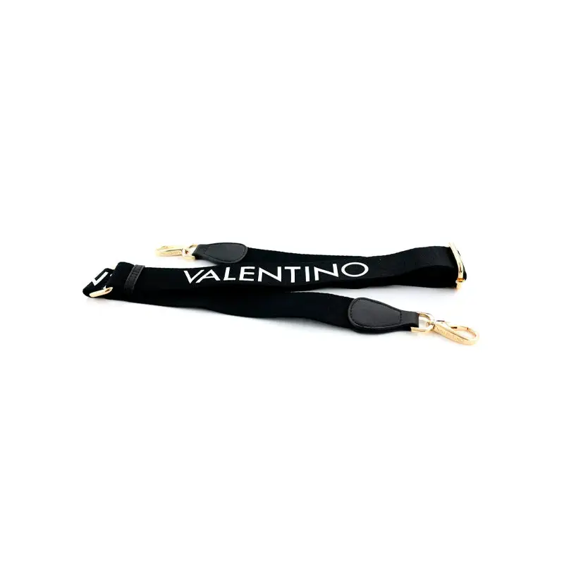 VALENTINO BAGS ASA LISA NEGRA Y BLANCA PARA BOLSO - TALLA ÚNICA