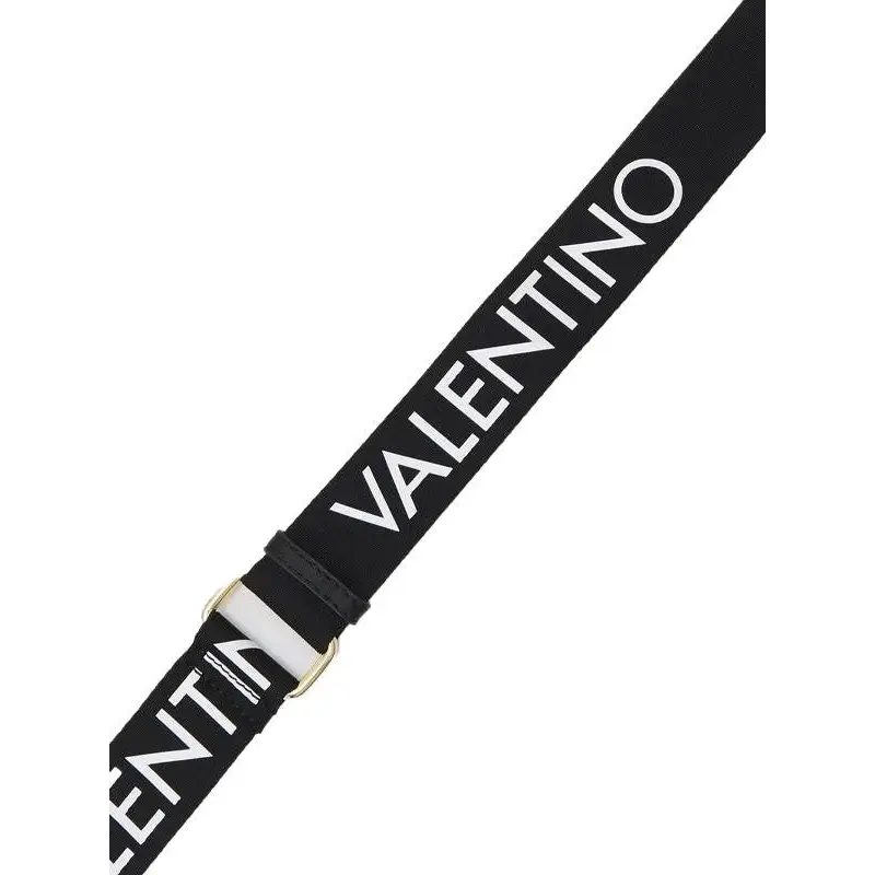 VALENTINO BAGS ASA LISA NEGRA Y BLANCA PARA BOLSO - TALLA ÚNICA