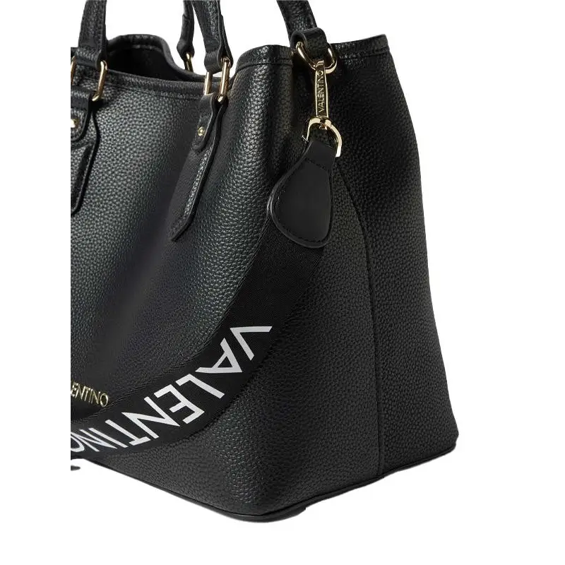 VALENTINO BAGS ASA LISA NEGRA Y BLANCA PARA BOLSO - TALLA ÚNICA