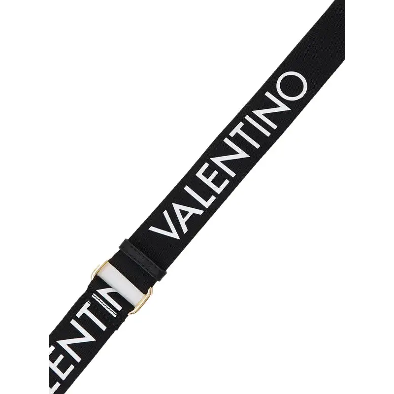 VALENTINO BAGS ASA LISA NEGRA Y BLANCA PARA BOLSO - TALLA ÚNICA