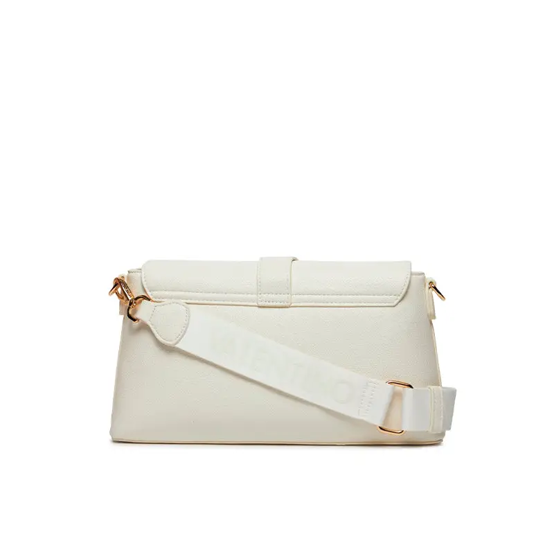 VALENTINO BAGS BANDOLERA CON SOLAPA BOWERY BLANCO - TALLA ÚNICA
