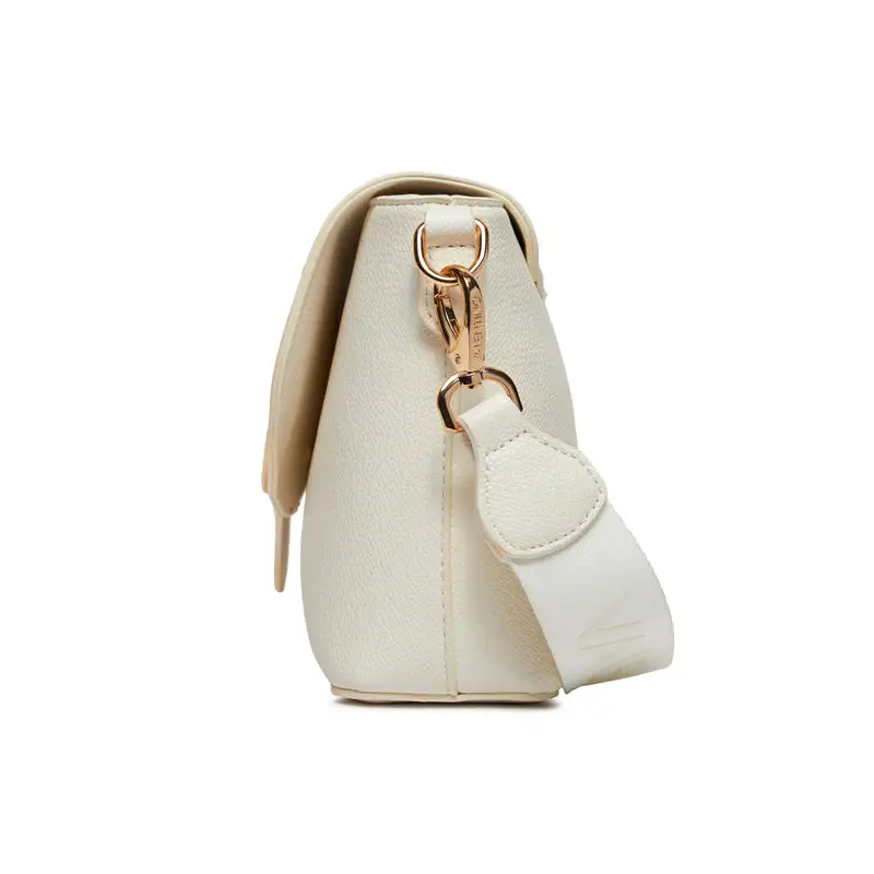 VALENTINO BAGS BANDOLERA CON SOLAPA BOWERY BLANCO - TALLA ÚNICA