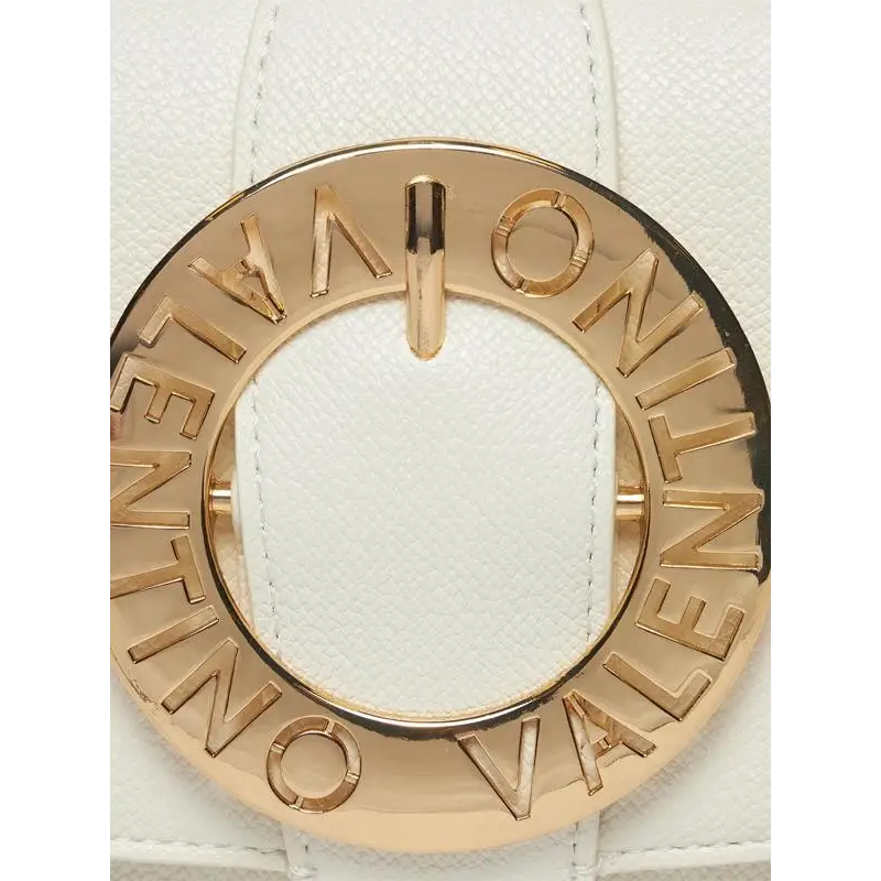 VALENTINO BAGS BANDOLERA CON SOLAPA BOWERY BLANCO - TALLA ÚNICA