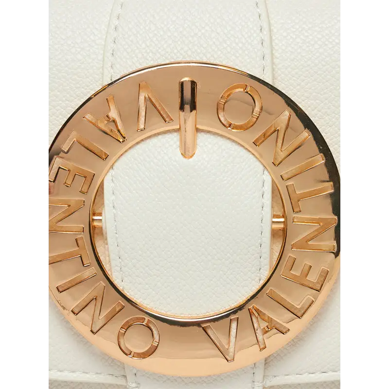 VALENTINO BAGS BANDOLERA CON SOLAPA BOWERY BLANCO - TALLA ÚNICA