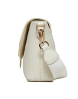 VALENTINO BAGS BANDOLERA CON SOLAPA BOWERY BLANCO