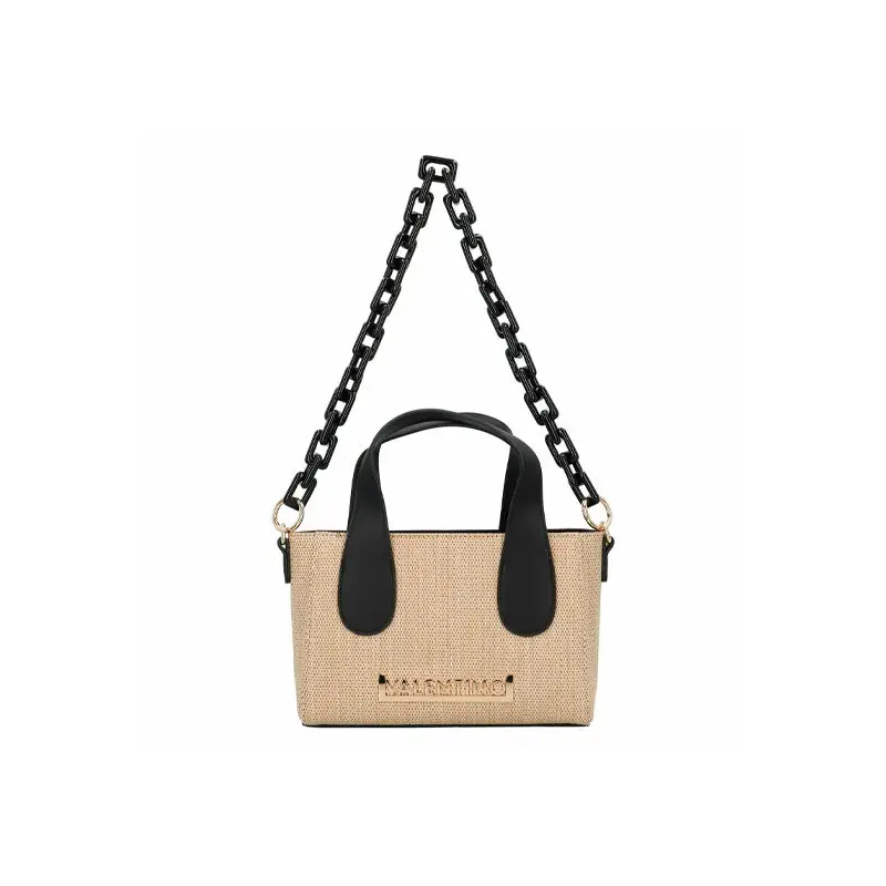 VALENTINO BAGS BANDOLERA COPACABANA NATURAL/NEGRO - TALLA ÚNICA
