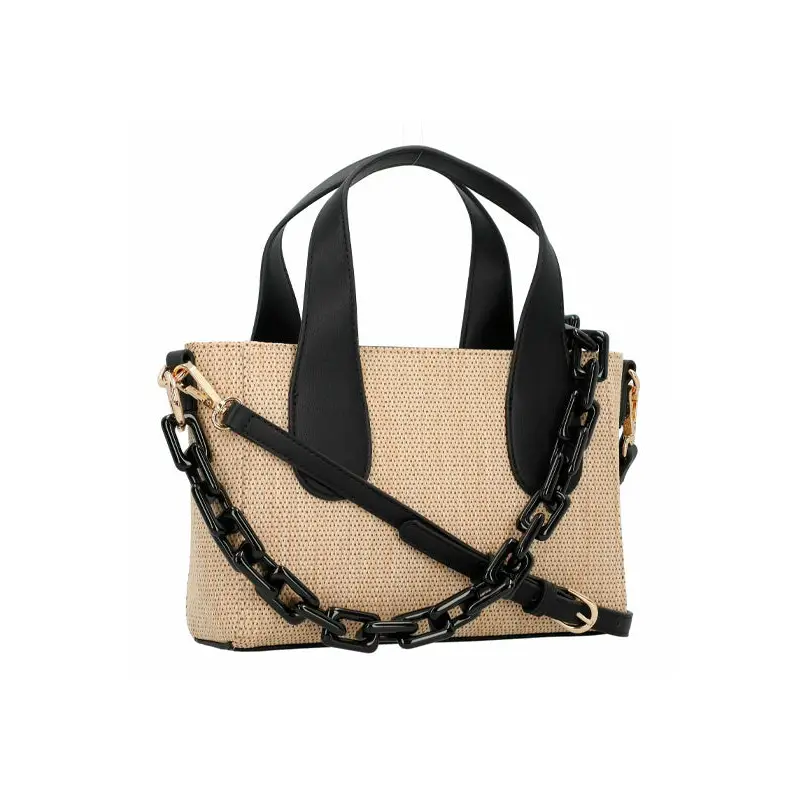 VALENTINO BAGS BANDOLERA COPACABANA NATURAL/NEGRO - TALLA ÚNICA