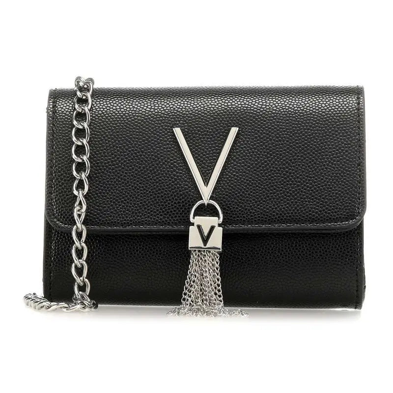 VALENTINO BAGS BANDOLERA DE CADENA DIVINA NEGRO