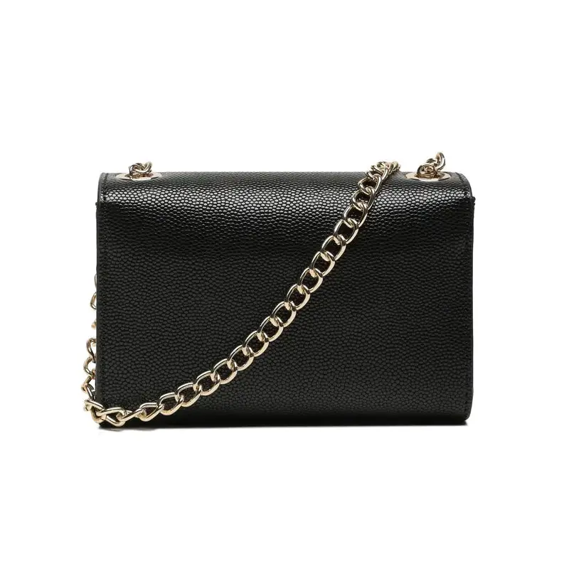 VALENTINO BAGS - BANDOLERA DE CADENA NEGRO/ORO - TALLA ÚNICA