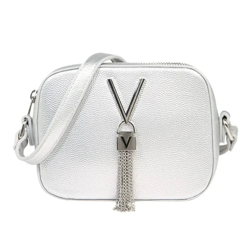 VALENTINO BAGS BANDOLERA DIVINA ARGENTO - TALLA ÚNICA