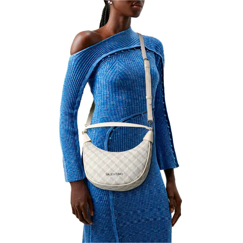VALENTINO BAGS BOLSO HOBO BARRIO ECRU/MULTI - TALLA ÚNICA