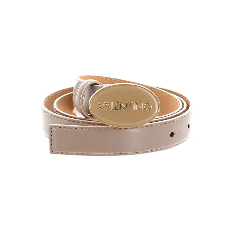 VALENTINO BAGS CINTURON BLOCK BEIGE ORO