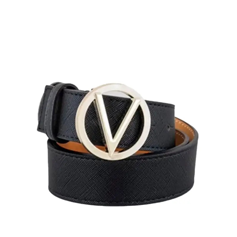 VALENTINO BAGS CINTURÓN HAMPTON NEGRO/ORO