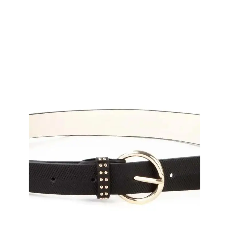 VALENTINO BAGS CINTURÓN NEGRO/ORO