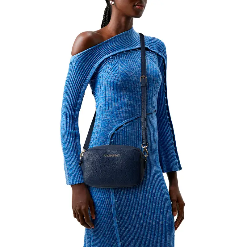 VALENTINO BAGS MINI BOLSO BANDOLERA BRIXTON AZUL - TALLA ÚNICA