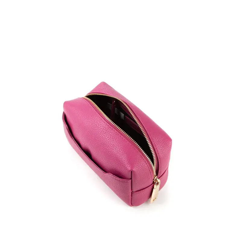 VALENTINO BAGS NECESER CON ESPEJO RING RE MALVA - TALLA ÚNICA