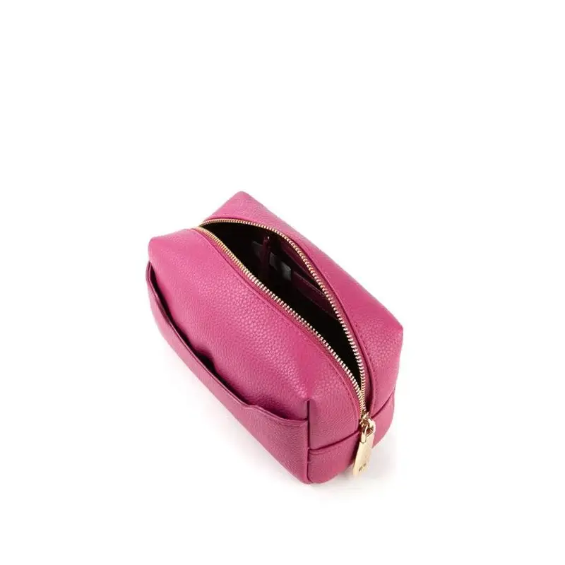 VALENTINO BAGS NECESER CON ESPEJO RING RE MALVA - TALLA ÚNICA