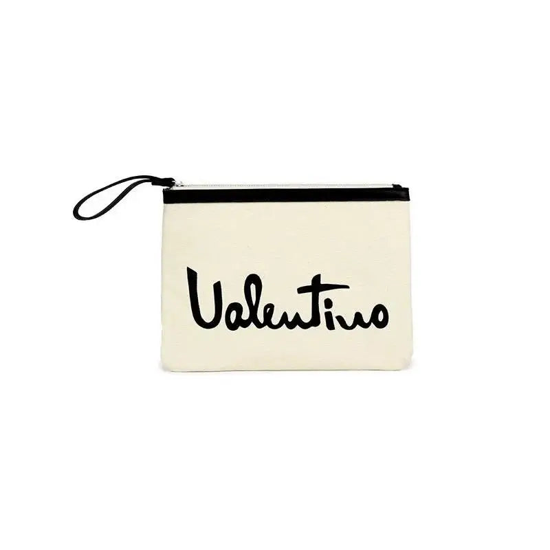 VALENTINO BAGS NECESER VACATION RE NATURAL/NEGRO - TALLA ÚNICA