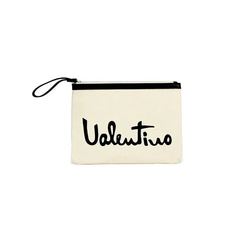 VALENTINO BAGS NECESER VACATION RE NATURAL/NEGRO - TALLA ÚNICA