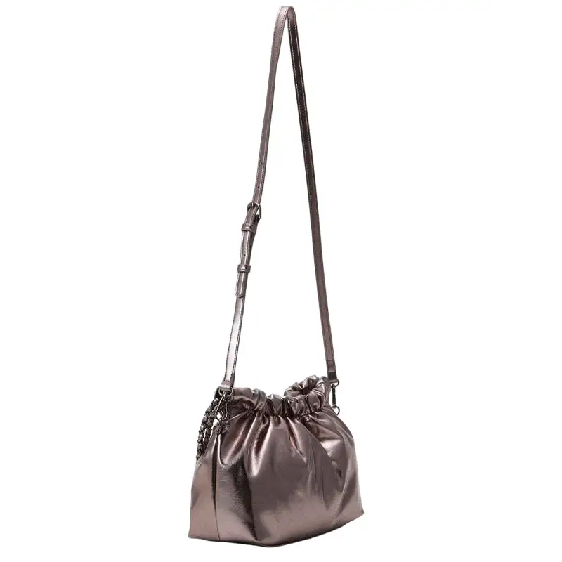 VALENTINO BAGS PACHA BUCKET METALIZADA - TALLA ÚNICA