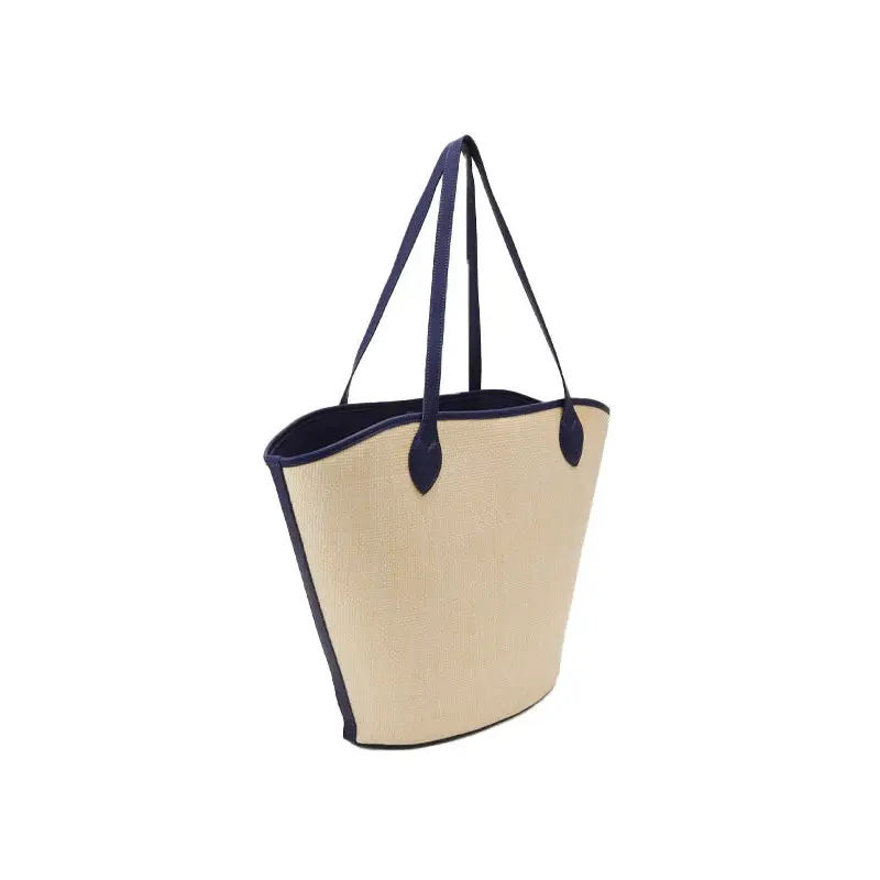 VALENTINO BAGS SHOPPER COVENT NATURAL/BLUE - TALLA ÚNICA