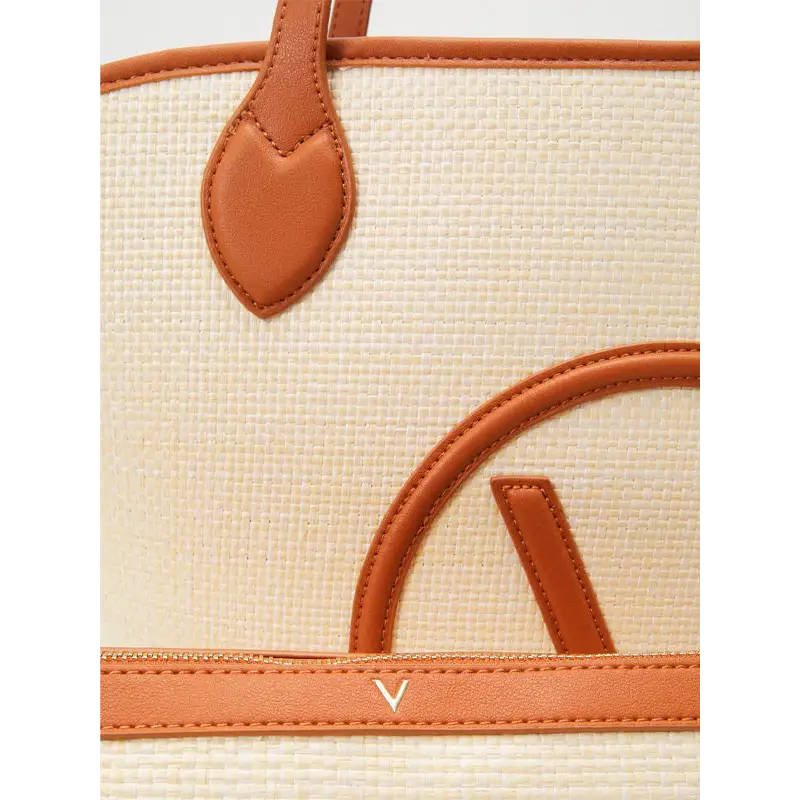 VALENTINO BAGS SHOPPER COVENT NATURAL/CUOIO - TALLA ÚNICA