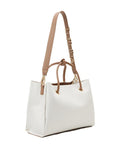 VALENTINO BAGS SHOPPING ALEXIA BLANCO/BEIGE