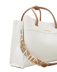 VALENTINO BAGS SHOPPING ALEXIA BLANCO/BEIGE