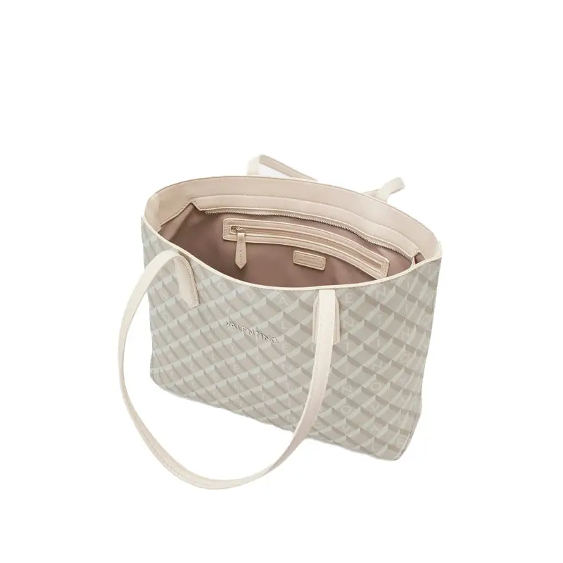 VALENTINO BAGS SHOPPING BARRIO ECRU/MULTI - TALLA ÚNICA