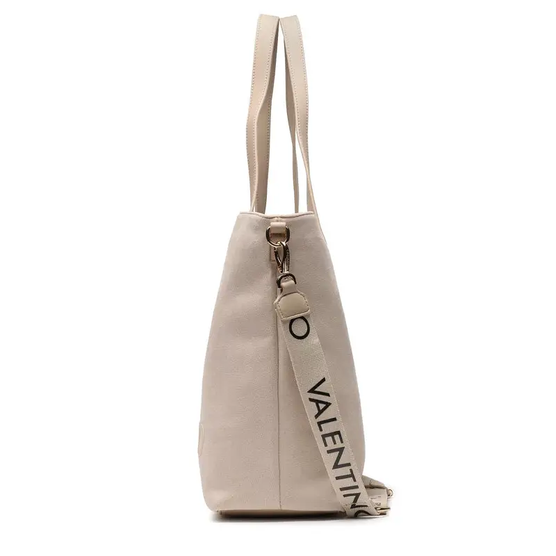VALENTINO BAGS SHOPPING COURMAYEUR ECRU - TALLA ÚNICA