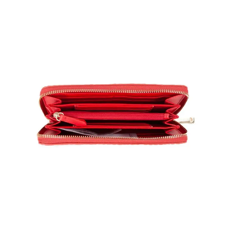 VALENTINO BAGS WALLET FALAK RE ROSSO SCURO 1 textil