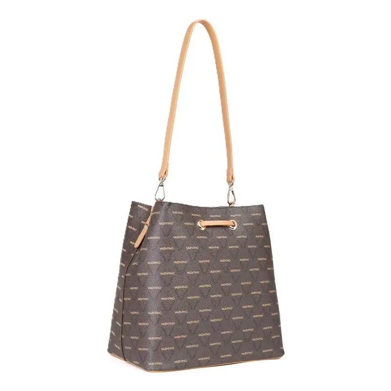 VALENTINO BOLSO BUCKET LIUTO TAN/MULTI - TALLA ÚNICA